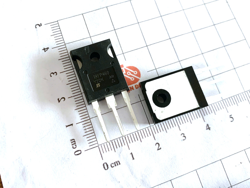 Alternative view of IRFP460, IRFP 460 Kênh-N 20A/500V TO-3P mới