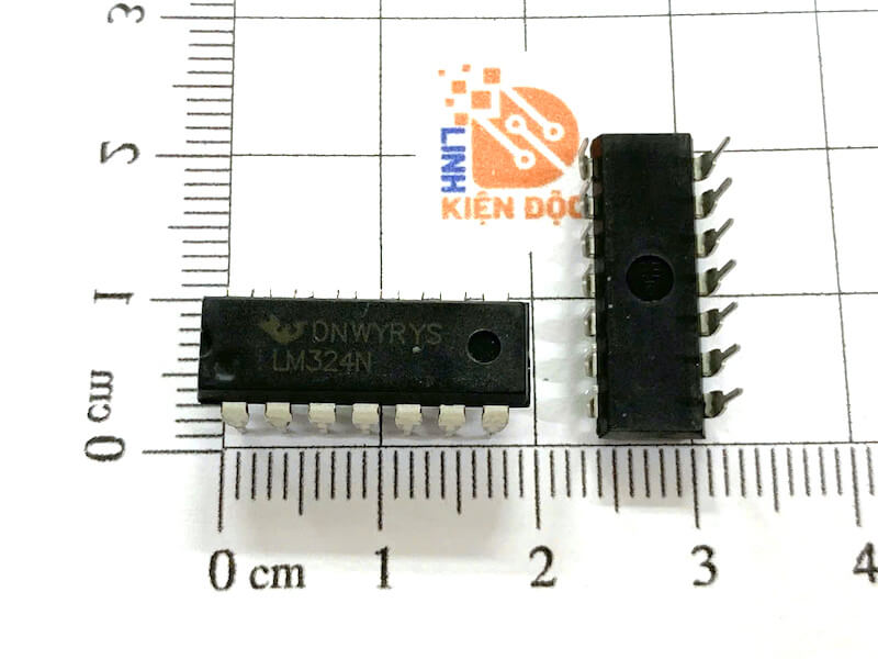 LM324N, LM324 IC khuếch đại thuật toán DIP-14 hàng nhập khẩu