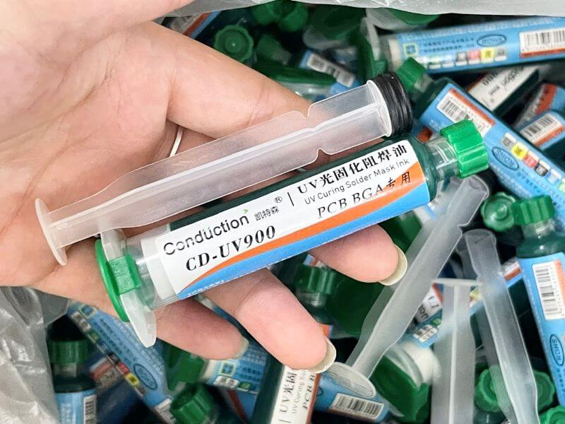 Tip Phủ Mạch UV Màu Xanh, bảo vệ mạch