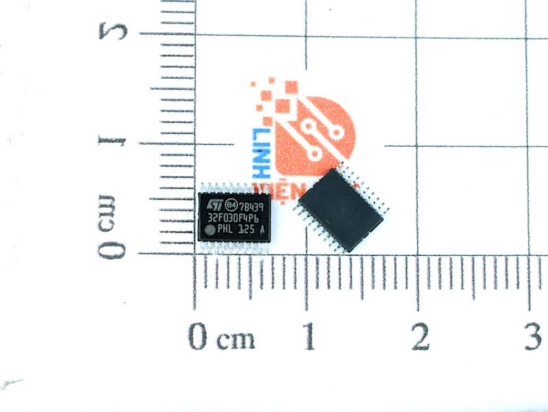 Alternative view of Chip vi điều khiển SMD STM32F030F4P6, 32F030F4P6 32-bit CORTEX-M0 48MHZ TSSOP-20 hàng nhập khẩu( loại đắt)