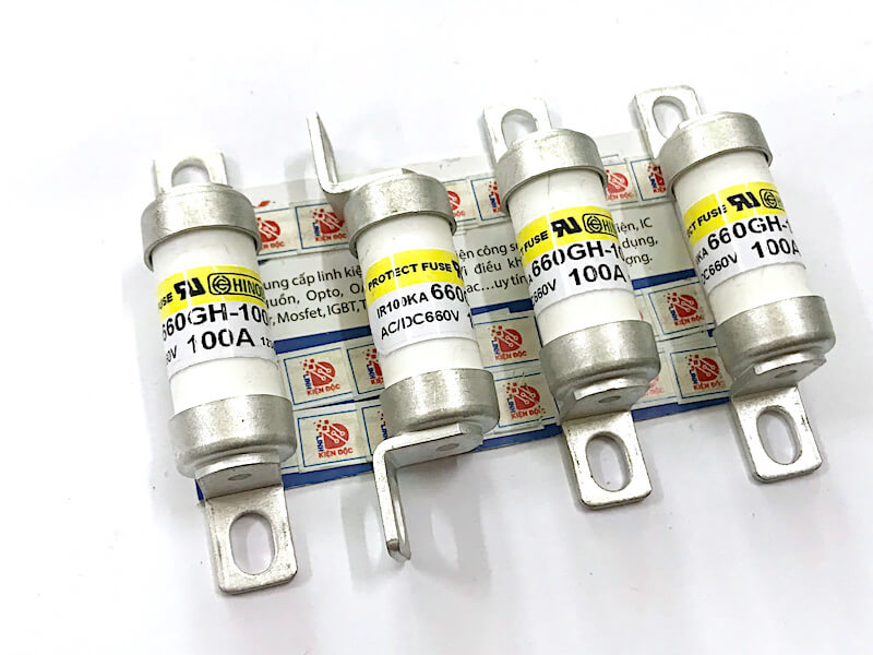 660GH-100ULTC Cầu chì bảo vệ HINODE 660V/100A 78x16mm
