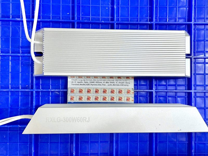 Điện trở xả vỏ nhôm RXLG 300W 60R 215x60x30mm