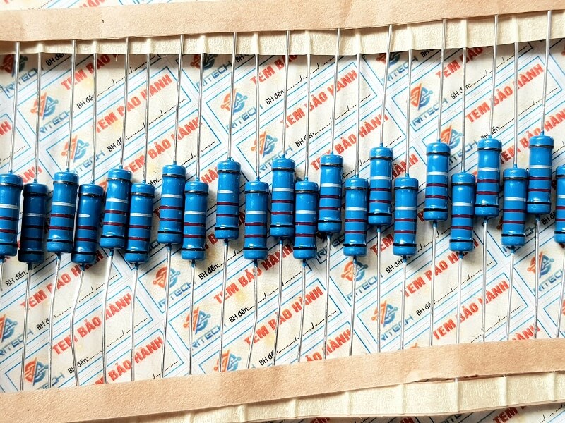 Điện trở vạch màu 0.22R 2W - Ảnh 2