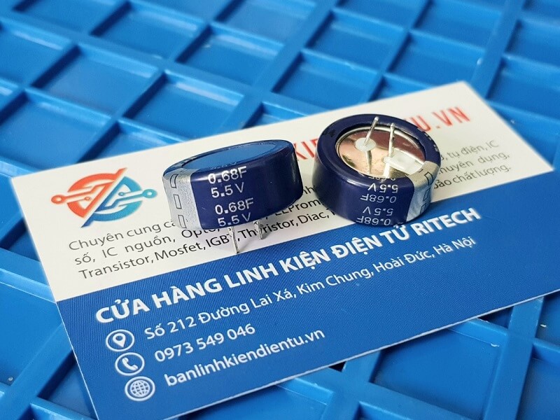 Tụ Điện 5.5V/0.68F Chuyên Dụng