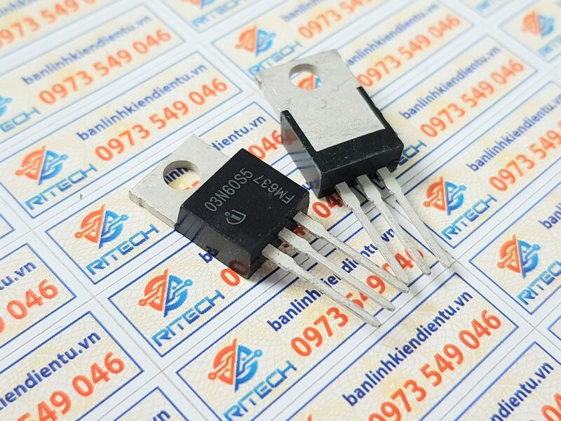 03N60S5 Mosfet Kênh-N 650V 3.2A TO-220