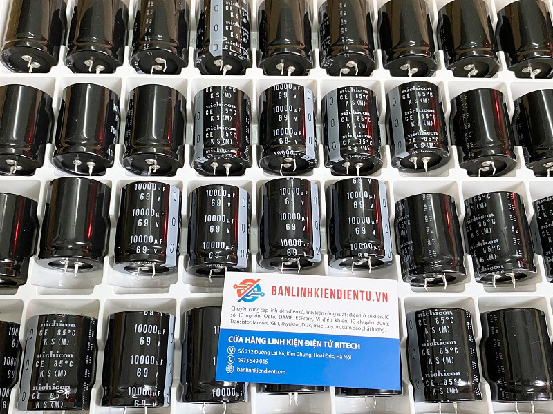 Alternative view of Tụ hóa Nichicon 10000uf 69V 35x45mm