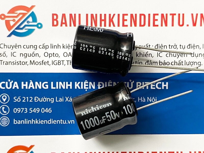 1000uF 50 16x20mm