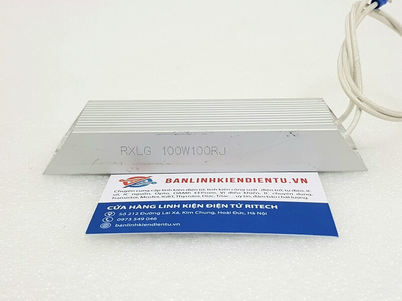 Alternative view of Điện trở công suất RXLG 100W 100RJ ( 100W100RJ ) 140x40x20mm