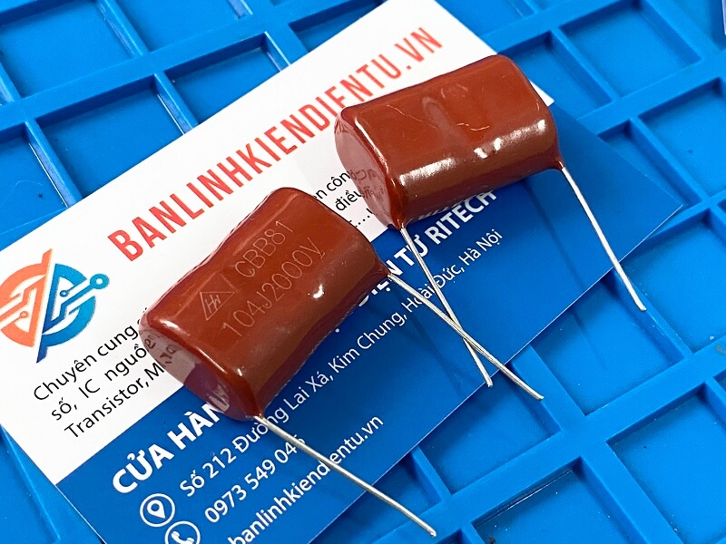 Alternative view of Tụ Điện Cao Áp CBB 104J 2000V 0.1UF 2KV 25mm