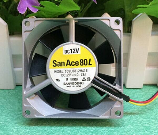 Alternative view of 109L0812H416 Quạt Sanyo Denki 12V 0.18A