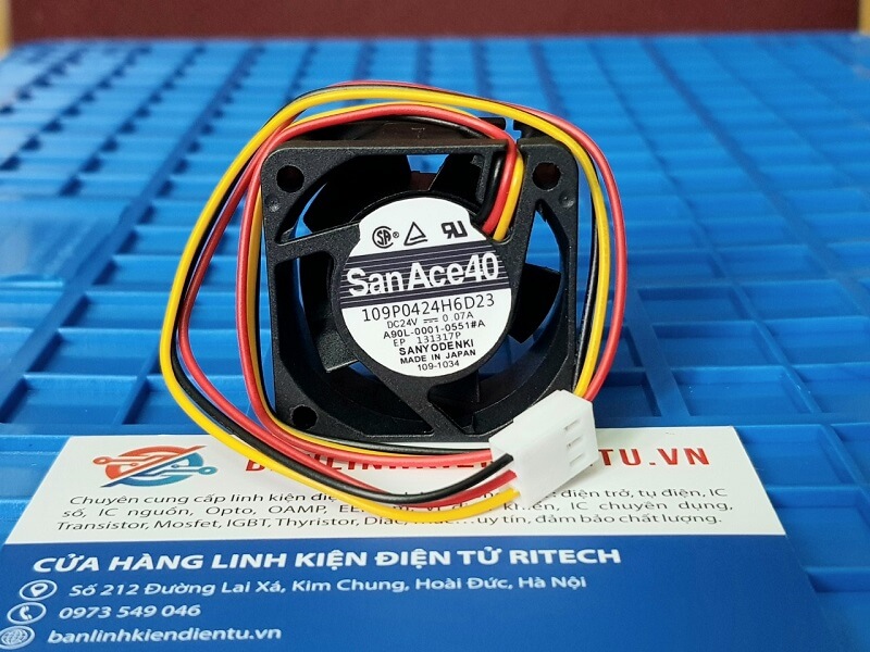 Quạt San Ace 40 109P0424H6D23 24V/0.07A 40x40x20mm
