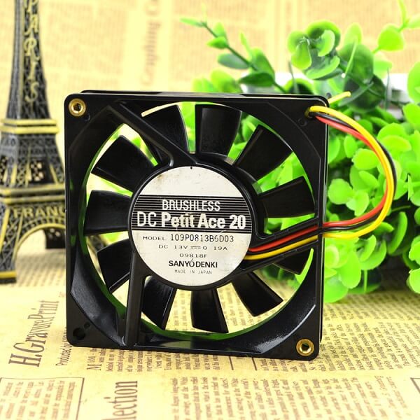 Alternative view of 109P0813B6D03 Quạt Sanyo Denki 12V 0.19A