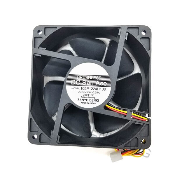 Alternative view of 109P1224H108 Quạt Sanyo Denki 24V 0.25A