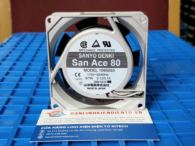 109S053 Quạt Sanyo Denki San Ace 80 115VAC 0.12/0.1A