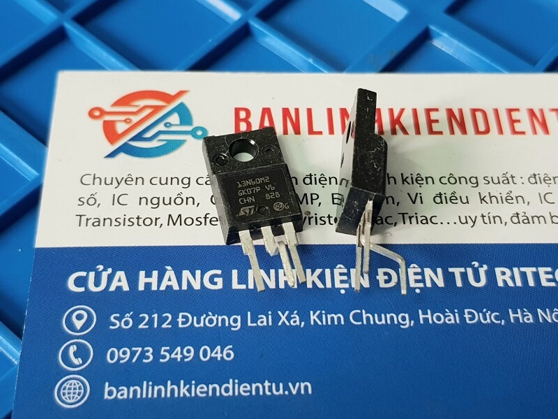Alternative view of 13N60M2 STF13N60M2 Mosfet Kênh N 11A 600V TO-220FP (Tháo máy)