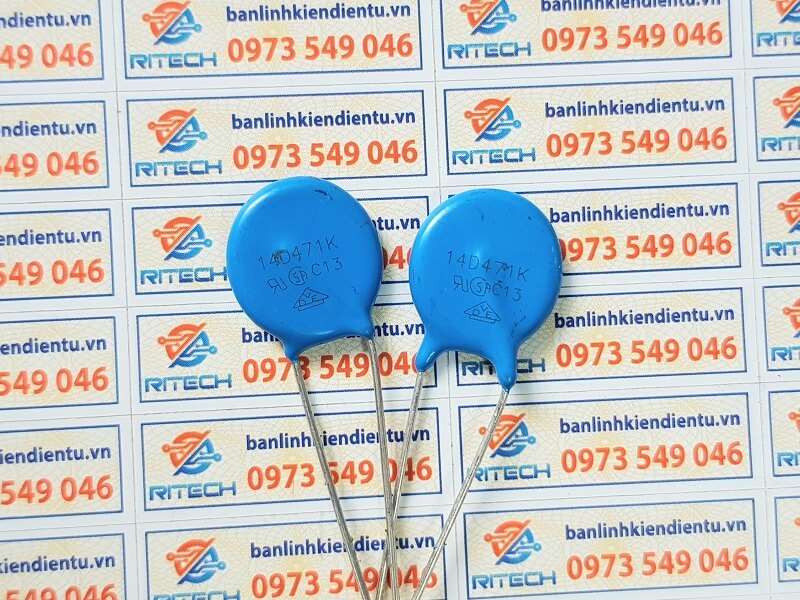 Tụ chống sét Varistor 14D471K tụ bảo vệ 300Vac 14mm