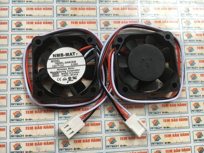 Quạt NMB 1604KL-04W-B39 12V 0.09A 40×40×10mm
