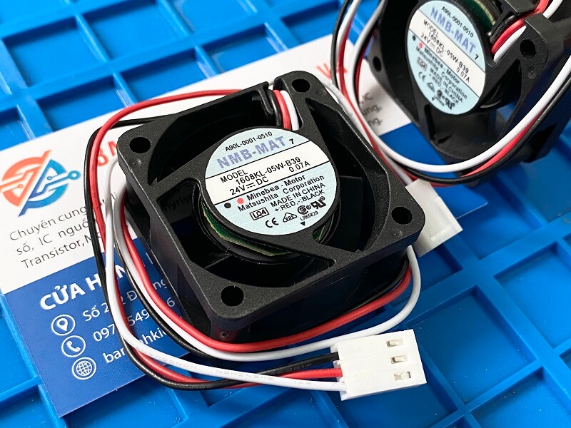 Alternative view of Quạt NMB 1608KL-05W-B39 0.07A/24V Kích Thước 40*40*20mm (giắc trắng)