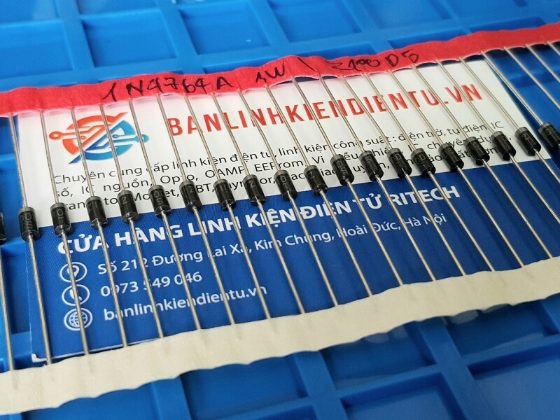 Diode 1N4764 1N4764A 1W 100V DO-41 - Ảnh 2