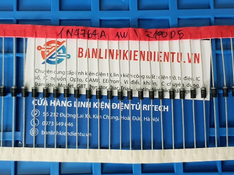 Diode 1N4764 1N4764A 1W 100V DO-41