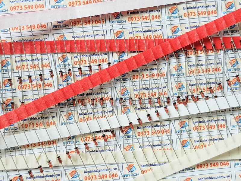 Diode zenner 1N5228B 0.5W 3.9V DO-35