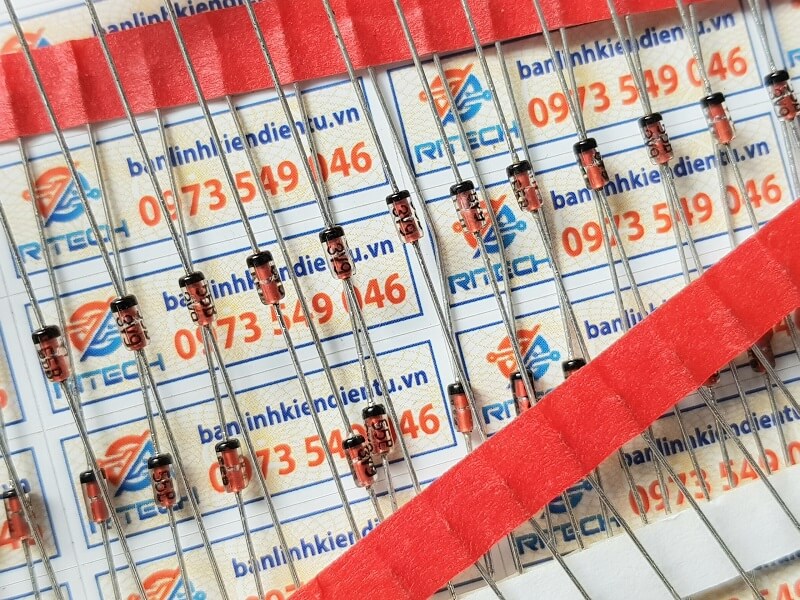 Alternative view of Diode zenner 1N5228B 0.5W 3.9V DO-35