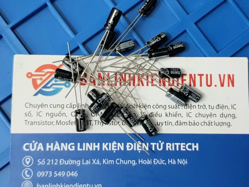 Tụ hóa 1uF 50V kích thước 4x7mm