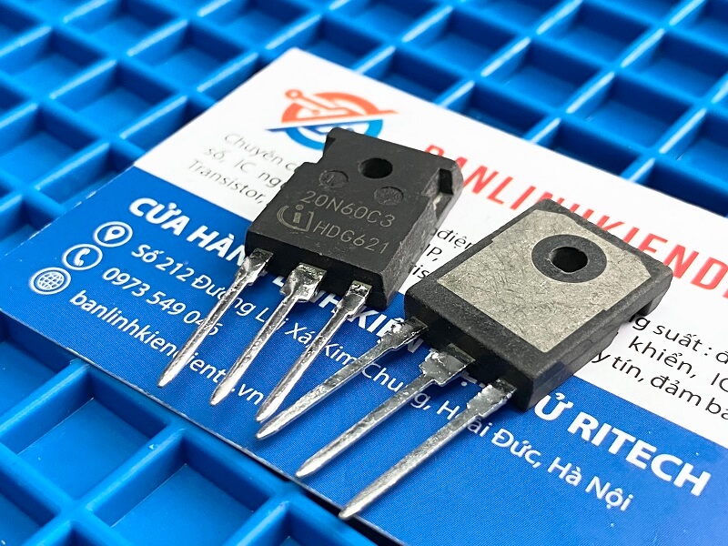 Alternative view of 20N60C3, 20N60 Mosfet Kênh-N 20A 600V TO-247 Tháo Máy