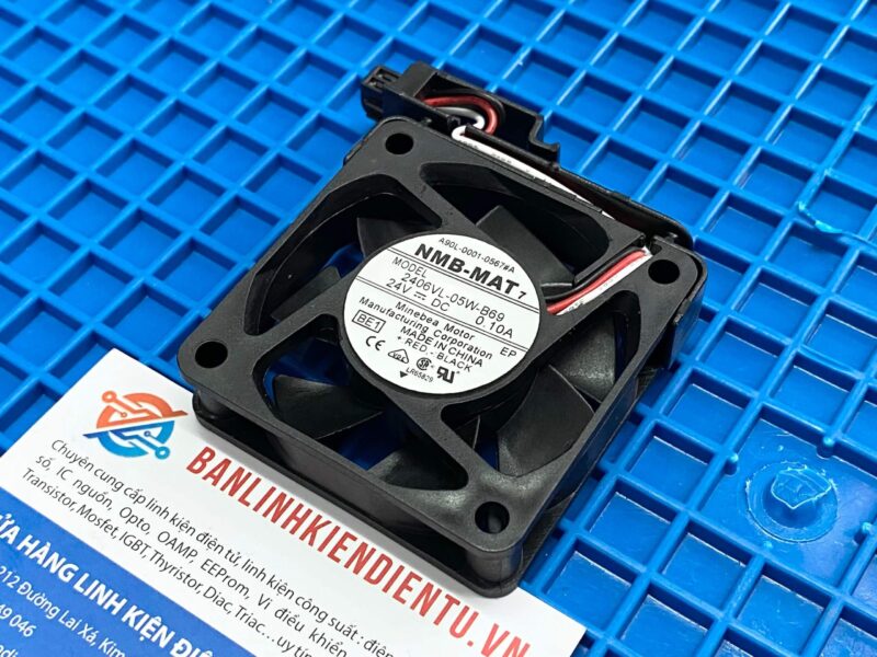 Quạt NMB - MAT A90L-0001-0567#A 2406VL-05W-B69 24V 0.1A 60x60x15mm - Ảnh 2
