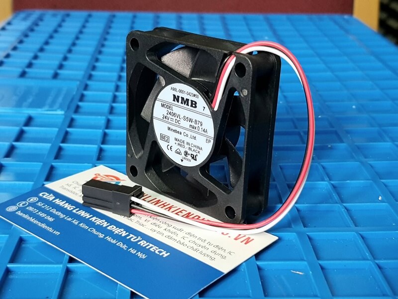 Alternative view of Quạt NMB 2406VL-S5W-B79 0.14A 24V 60×60×15mm