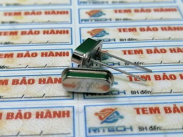 Thạch anh sắt 2 chân 25Mhz