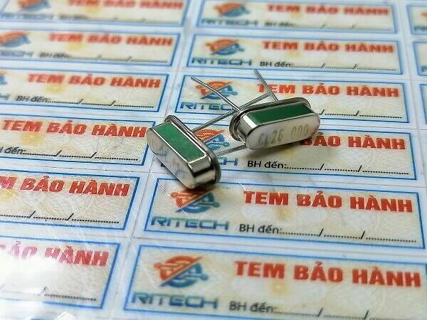 Thạch anh sắt 2 chân 26Mhz