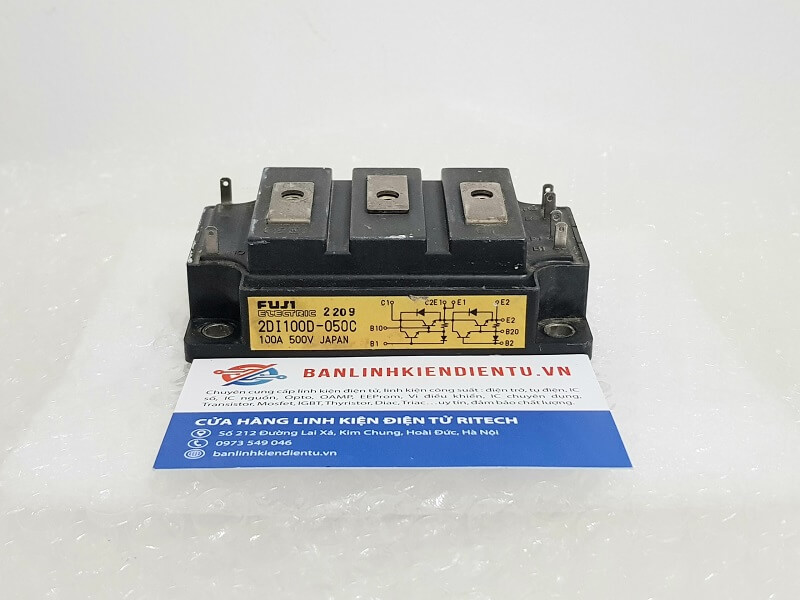Alternative view of 2DI100D-050C Module Transistor 600V/100A