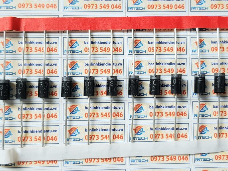 2EZ24D5 DIODE ZENER 24V 2W DO-41 - Ảnh 3