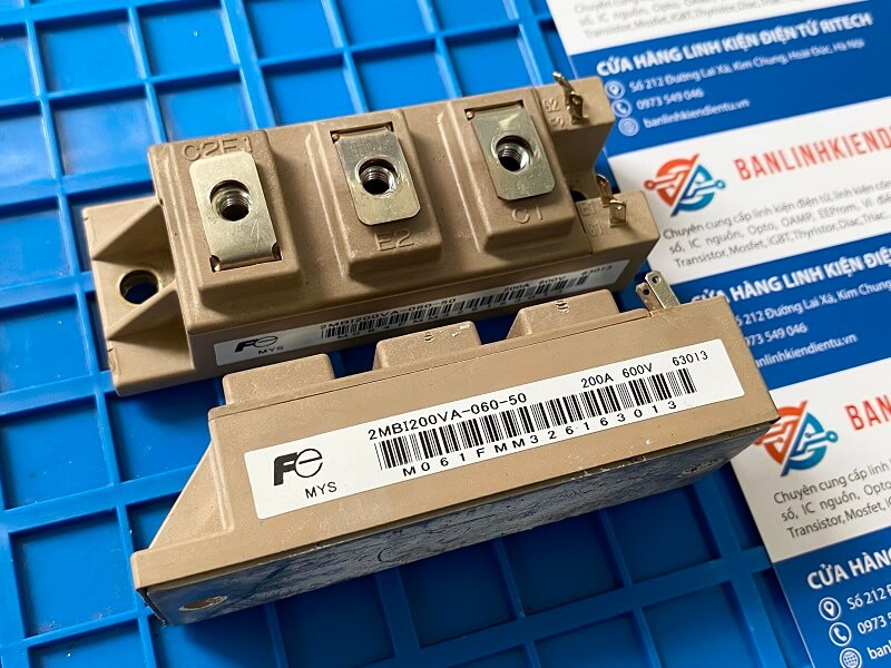 2MBI200VA-060-50 Module IGBT 200A 600V (tháo máy) - Ảnh 2