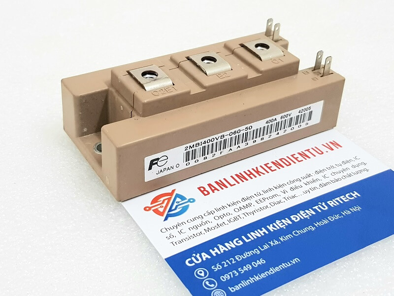 Alternative view of 2MBI400VB-060-50, 2MBI400VB-060 Module IGBT Fuji 400A 600V