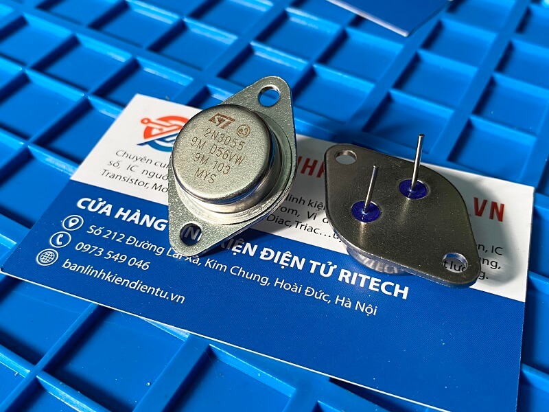 2N3055 Transistor NPN 15A 100V TO-3 chính hãng ST