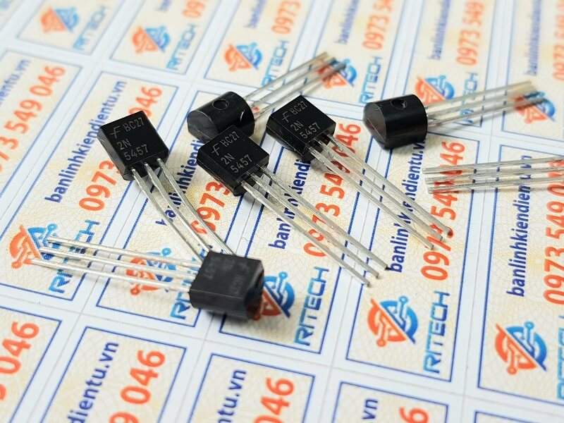 2N5457 JFET Transistor Khuếch Đại Tín Hiệu 25V/0.01A TO-92