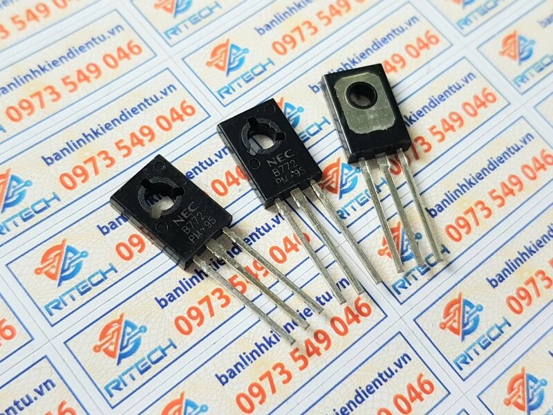 Transistor PNP B772, 2SB772 dòng điện 3A 40V TO-126
