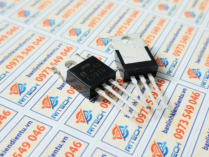 C1913 2SC1913 Transistor NPN 1A 150V TO-220 - Ảnh 2