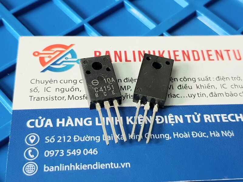 Alternative view of 2SC4151 C4151 NPN Transistor 15A 40V mới chính hãng TO220F