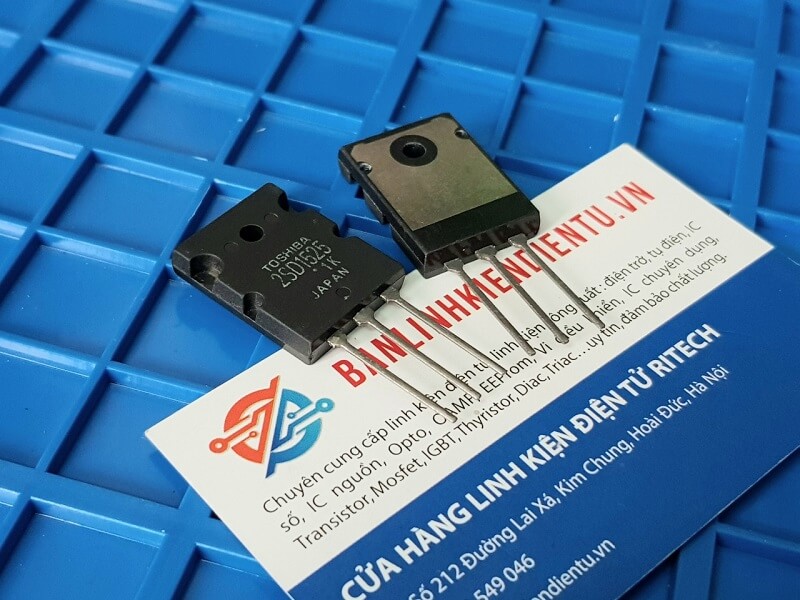 2SD1525, D1525 Darlington Transistor NPN 100V/30A TO-3P Mới