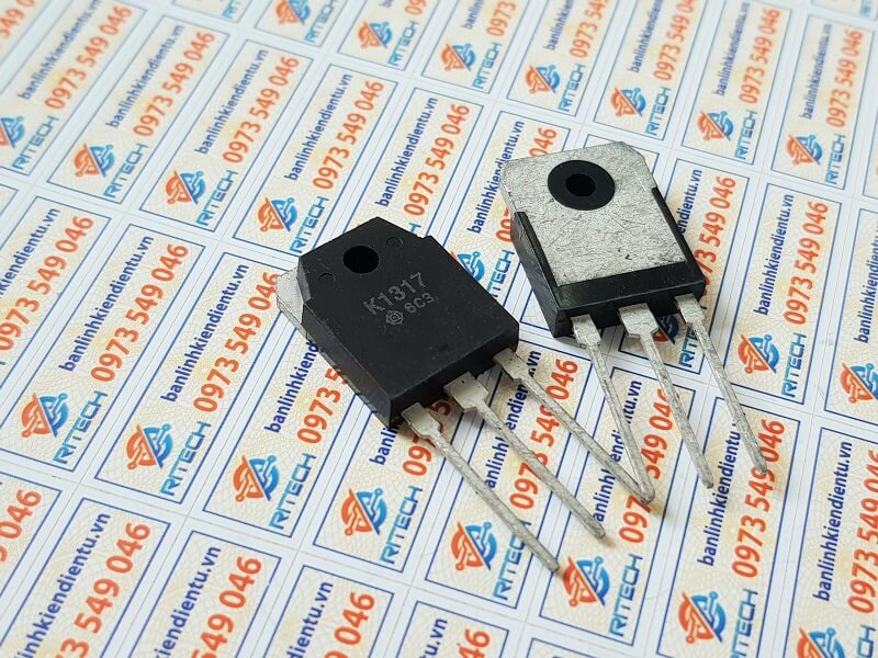 K1317, 2SK1317 Mosfet Kênh-N 2.5A/1500V TO-3P