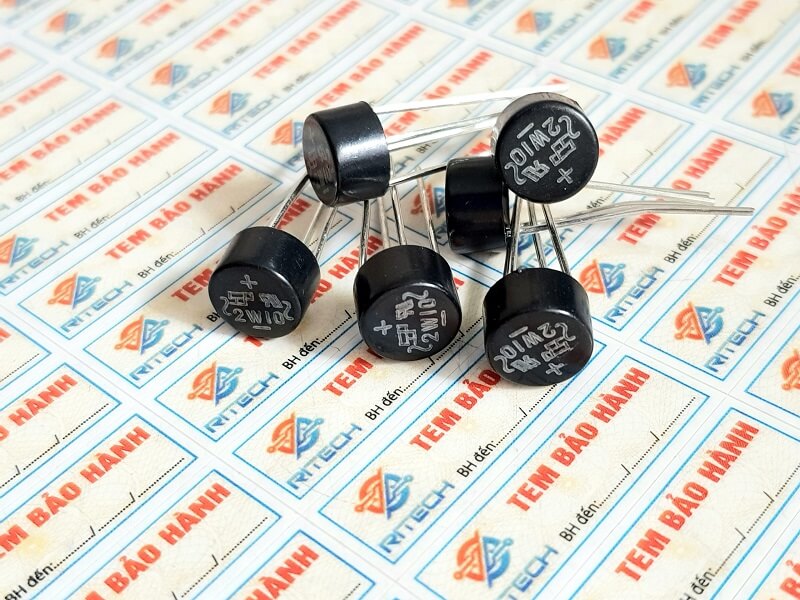 2W10 Diode Cầu 2A/1000V tròn