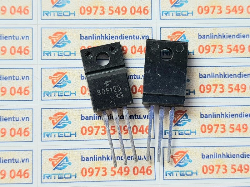 Alternative view of 30F123, GT30F123 IGBT Kênh N 300V/200A TO-220