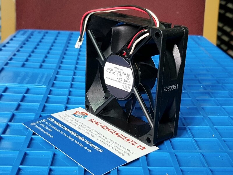 Quạt NMB 3110RL-05W-B69 24V 0.22A 80*80*25mm - Ảnh 2