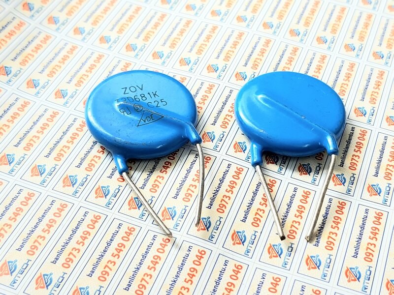 32D681K tụ bảo vệ quá áp DC 680V đường kính 32MM