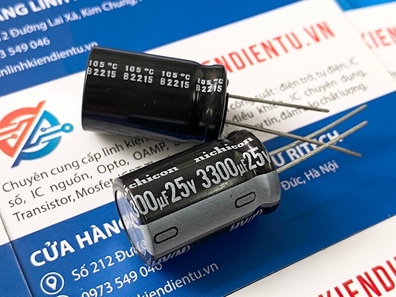 3300uf 25v 16x25mm