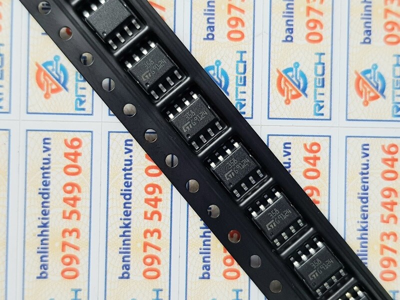 358 LM358 LM358D LM358DR IC Khuếch Đại Thuật Toán SOP-8 Nhập Khẩu Chính Hãng ST