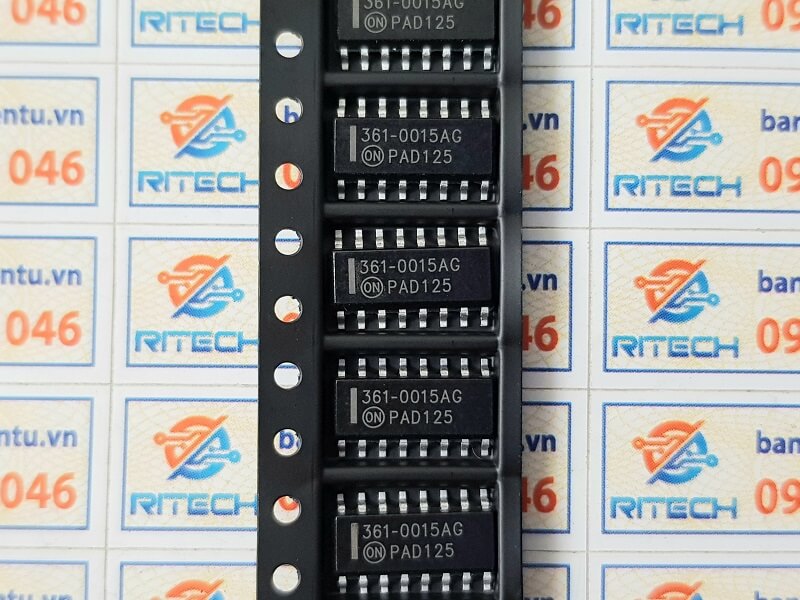 Alternative view of 361-0015AG, 3610015AG On Semiconductor SOP-16